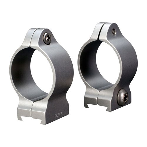 TALLEY FIXED SCOPE RINGS offer durable stainless steel construction with low-profile Torx® screws for secure, permanent mounting on Talley bases.