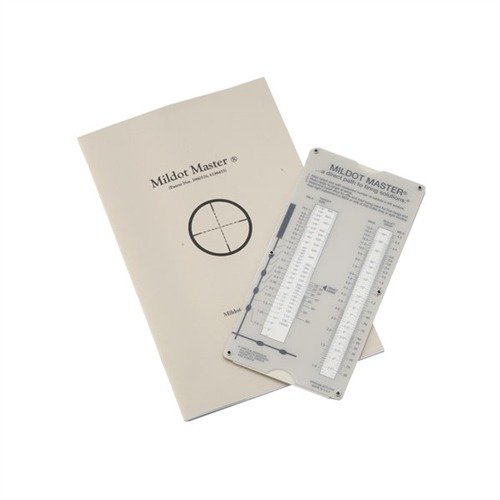 Mildot Master® is a battery-free analog calculator for quick range and sight corrections, measuring angles for uphill/downhill shots—perfect for your shooting kit.