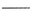 TRIUMPH TWIST DRILL CO. JOBBER LENGTH WIRE GAUGE DRILL 33J (.1130") DIAMETER