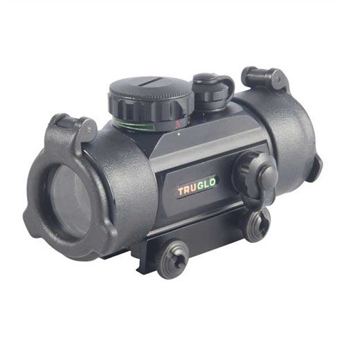 TRUGLO 30mm RED DOT SIGHT offers unlimited eye relief, 5 MOA dot, dual color illumination, and rugged design for reliable performance in any condition.