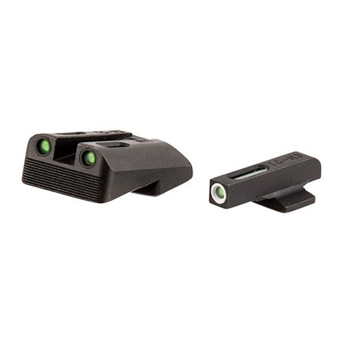 TFX sights for 1911 handguns feature Swiss Tritium and fiber optics for 24-hour visibility, a rust-proof Fortress Finish, and quick sight acquisition.
