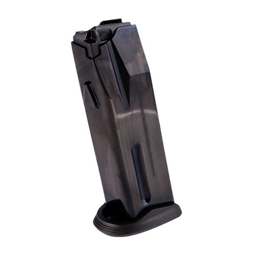 Originální APX magazíny .40 S&W od Beretta, vyrobené z oceli s černým povrchem, nabízejí spolehlivost a dostupnost v kapacitách 10, 15 nebo 18 ran.
