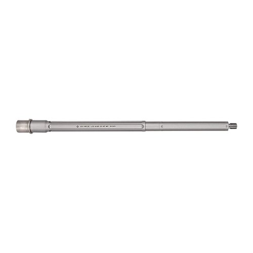.223 Wylde AR-15 Premium Barrel, 16in, 416R Stainless Steel, bead blasted finish, Nickel Boron Coated, 1:8 twist, HP & MPI tested for reliability.