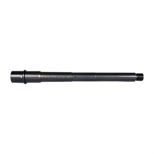 .300 Blackout 6" barrel made from durable 4150 Chrome Moly Vanadium steel, featuring QPQ corrosion resistance and a 1:7 twist rate for reliable performance.