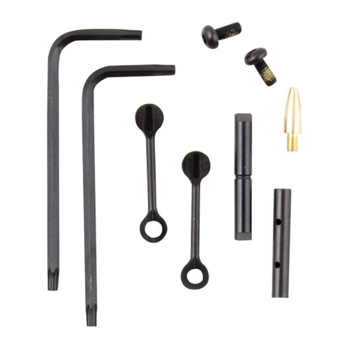 Upgrade your AR-15 with KNS Precision's Gen. 2 Mod. 2 Non-Rotating Pin Set, featuring ultra-low-profile links for enhanced performance and stability.