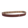 VSM 36 grit sanding belts, 2" x 48", perfect for Raytech drums; durable aluminum oxide with Compact Grain for extended life and superior finishes.