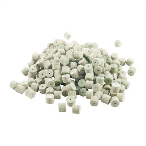 VFG 45 Caliber Super Intensive Pellets offer efficient barrel cleaning with minimal mess, featuring absorbent felt and brass fibers for superior scrubbing action.