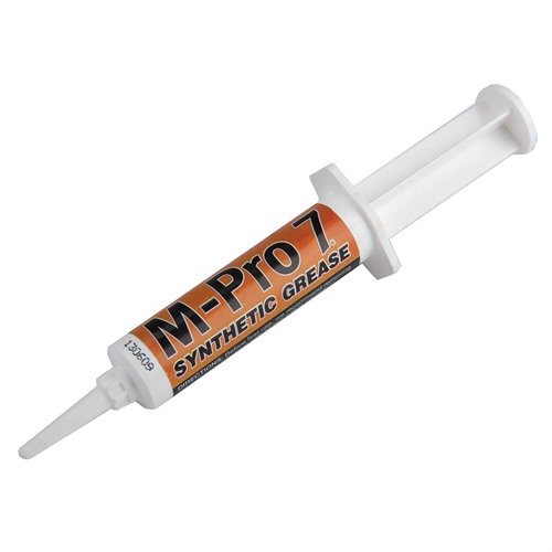 M-Pro7 Synthetic Grease offers extreme water resistance, rust inhibition, and long-lasting protection for firearms and tools in harsh conditions.