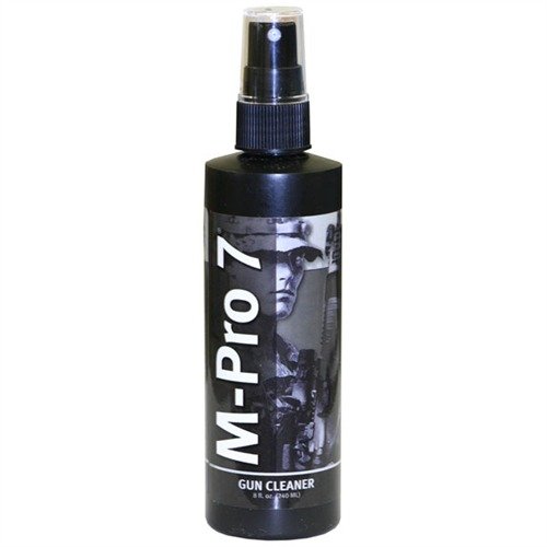 GUN CLEANER M-PRO 7 8 oz. čistí a leskne vývrt hlavně 🔧, je bezpečný pro všechny kovy a biologicky rozložitelný. Ideální pro údržbu zbraní!