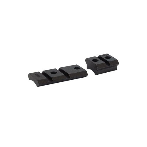 Warne Maxima Steel Bases offer a sleek design, unmatched strength, and full recoil control, allowing shooters to utilize open sights without compromising position.