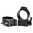 WARNE MFG. COMPANY 30MM HIGH MATTE BLACK QD TIKKA RINGS