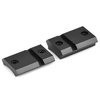 Warne Maxima 2-Piece Steel Bases offer a sleek design, strong Weaver-style mounting, and full-width recoil slots for maximum stability and versatility.