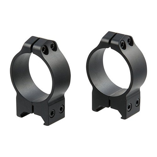 Warne Maxima Fixed Rings offer unmatched durability with 4 screws, a wider clamping area, and a secure recoil control key, fitting Weaver and Picatinny bases.