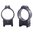 WARNE MFG. COMPANY 34MM HIGH (1.194") FIXED RINGS, BLACK