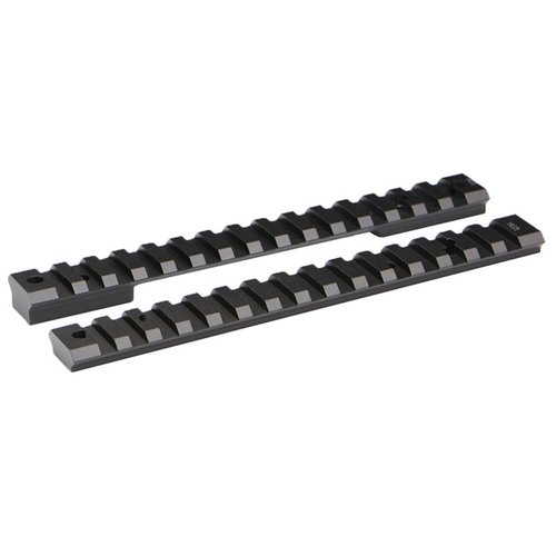 Warne Mountain Tech Scope Bases offer a lightweight, durable 7075 Aluminum design with a sleek black finish, ensuring precision and reliability for your hunting needs.
