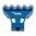 WARNE MFG. COMPANY TACTICAL 45 DEGREE SIDE MOUNT BLUE