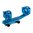 WARNE MFG. COMPANY 34MM ULTRA HIGH (1.435") 0 MOA MOUNT, BLUE
