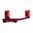 WARNE MFG. COMPANY 34MM ULTRA HIGH (1.435") 0 MOA MOUNT, RED