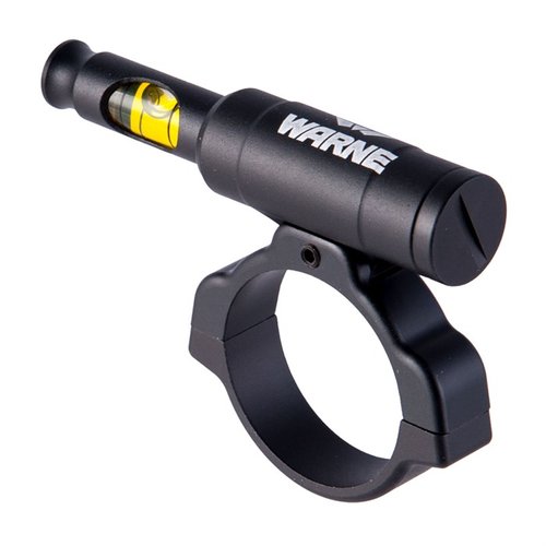 Zajistěte přesnost s Warne Mfg. Universal Scope Level; snadno se upevňuje, zajišťuje vertikální zarovnání optiky a je k dispozici pro různé průměry trubek.