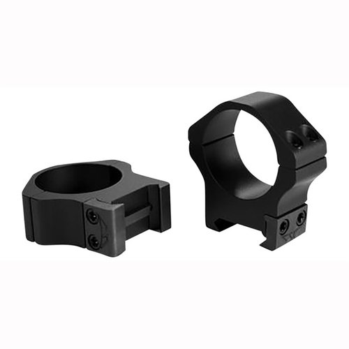 Maxima Horizontal rings offer unmatched strength and precision with easy installation, 4 screw caps, and a return to zero guarantee, all in a classic matte black design.