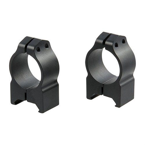 Maxima Fixed Rings offer unmatched durability with 4 screws, wider clamping, and a unique recoil key for secure optics on Weaver and Picatinny bases.