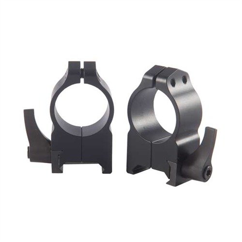 Maxima QD Rings offer unmatched durability, precision, and easy reattachment without loss of zero, fitting Weaver-style bases with adjustable levers.