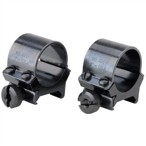 SURE-GRIP RINGS ensure uniform high-strength clamping with steel caps and 4 screws, allowing easy scope installation and accurate return to zero.