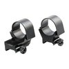 TOP MOUNT EXTENSION RINGS in matte blue offer 30mm diameter, adjustable eye relief by 3⁄4", and are available in standard or dual styles for versatile mounting.