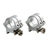 QUAD LOCK RINGS offer double clamping power with two caps per base, 210° coverage for even pressure, and lightweight aluminum construction.