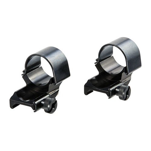 Weaver's 1" High-Dual Top Mount Extension Rings offer adjustable eye relief, enhancing your shooting comfort and accuracy with a stylish gloss blue finish.