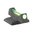 WILSON COMBAT SNAG-FREE FRONT SIGHT .170" GREEN, FIBER OPTIC