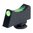 WILSON COMBAT VICKERS ELITE FRONT SIGHT GREEN FIBER OPTIC .245" HEIGHT