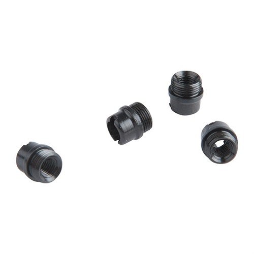 Získejte spolehlivou náhradu pro poškozené grip screw bushings s tímto setem 4 kusů od WILSON COMBAT, snadná instalace a možnost použití loctite 271.