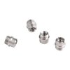 Získejte sadu 4 nerezových grip screw bushings pro 1911, ideální pro opravu poškozených nebo vytrhnutých, snadná instalace s možností re-stakingu nebo loctite 271.