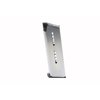 Wilson Combat 1911 Officer 45ACP magazines feature durable 17-7 stainless steel, self-lubricating followers, and a removable base for easy cleaning.