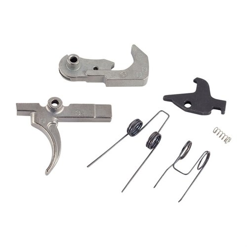 Wilson Combat AR-15 Tactical Trigger Kit offers ultra-smooth operation, durable chrome silicon springs, and easy drop-in fit for enhanced shooting performance.