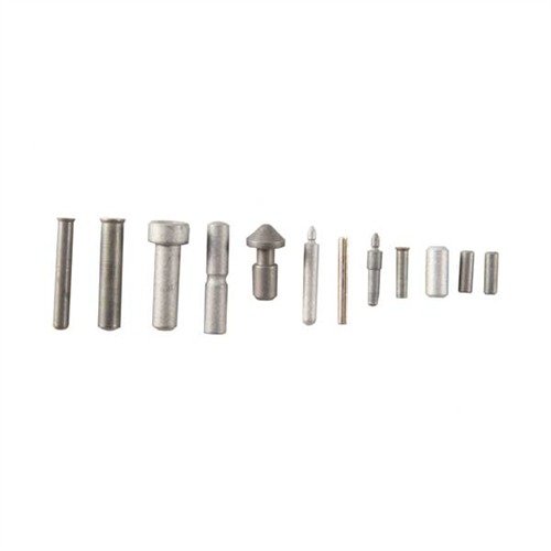 Quality stainless steel pins for 1911 Auto ensure reliable repairs and rebuilds; includes every essential pin in one money-saving set.
