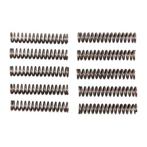 WOLFF 1911 AUTO Reduced Power Mag Catch Spring set enhances magazine release speed for competition use, featuring #1 to #4 springs for optimal tuning.