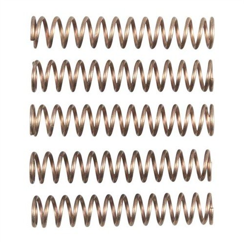 Genuine Mil-spec AR-15/M16 Buffer Retainer Springs by TTI INTL, perfect for replacing worn or lost parts, sold in packs of 5 for your emergency kits.