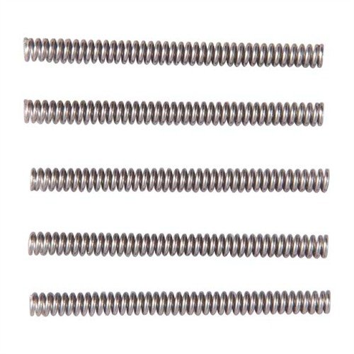 Genuine Mil-spec AR-15/M16 takedown pin detent springs, made from durable steel or stainless wire, perfect for emergency kits; 5 springs per pack.